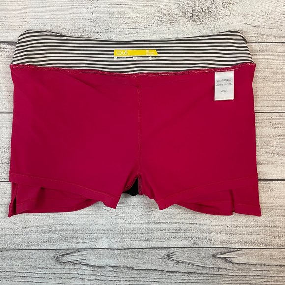 WOMENS LOLE LANGELINIE HOT PINK ATHLETIC TENNIS SKORT SKIRT SHORTS MEDIUM - Picture 10 of 13